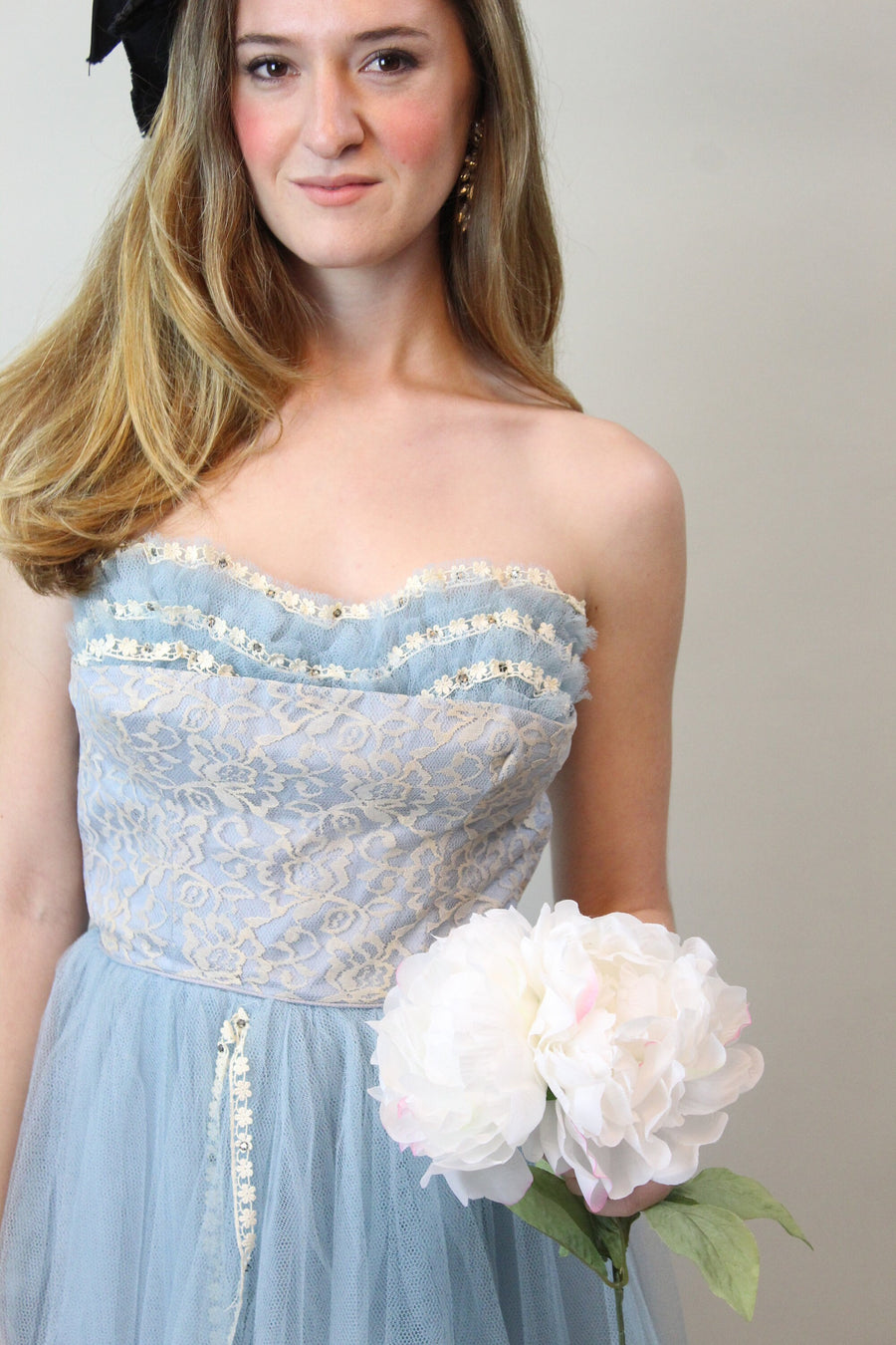 1950s Blue Cupcake Lace Tulle Dress Small | New Spring Summer 1950s Blue Cupcake Lace Tulle Dress Small | New Spring Summer