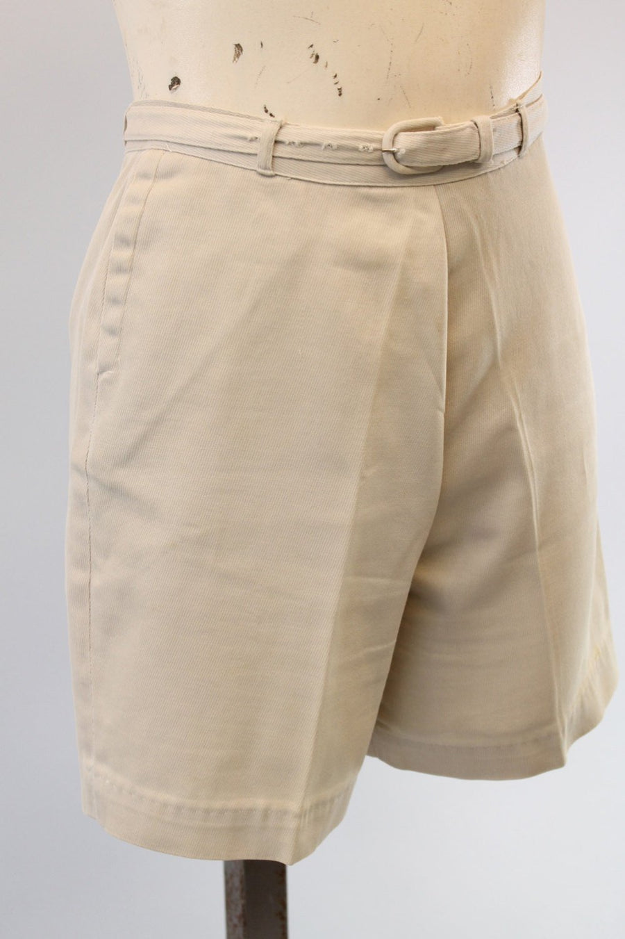 1950s cotton shorts xs | vintage high waisted pin up shorts