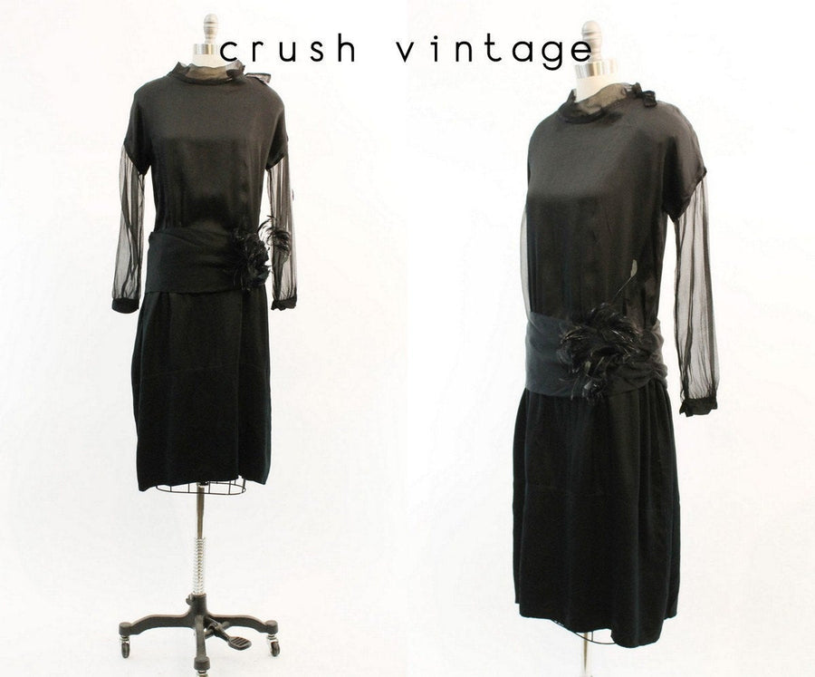1920s silk dress small medium | new winter